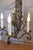 Mid 20th Century French Wrought Iron Six-Light Clock Face Chandelier with Scrolling Arms For Sale - Image 4 of 10