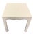 Linen Lee Jofa for Kravet Oliver Linen Wrapped Side Table For Sale - Image 8 of 10