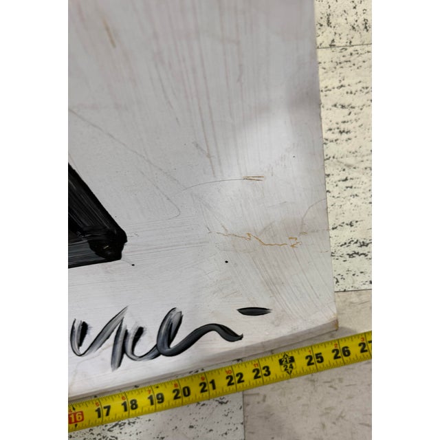 Peter Keil 1990s Peter Keil Acrylic Painting For Sale - Image 4 of 5