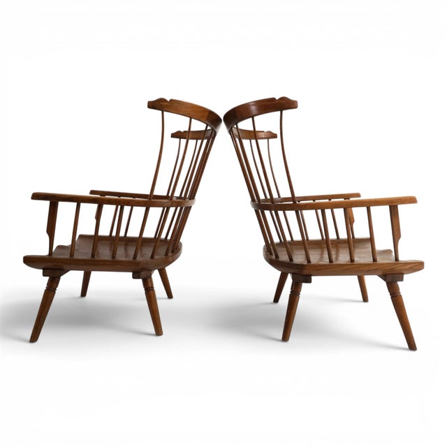Handcrafted Windsor Lounge Chairs, England, 1960, Set of 2 For Sale - Image 9 of 18