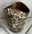 Vintage Taxco Mexican Abalone & Brass Ice Bucket W Tongs For Sale - Image 9 of 13