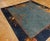 1920s Cornflowers Blue Minimalist Floral Antique Chinese Art Deco Carpet 8' X 9'9" Knotted Wool Rug For Sale - Image 4 of 15