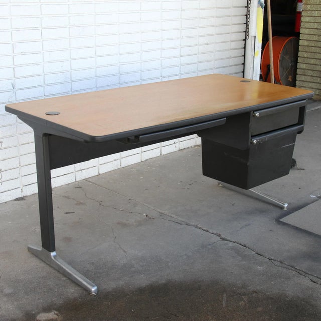 Mid 20th Century Herman Miller George Nelson Action office Desk For Sale In Houston - Image 6 of 11