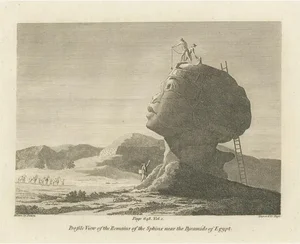Cooke, The Great Sphinx of Giza in Egypt, 1801, Print