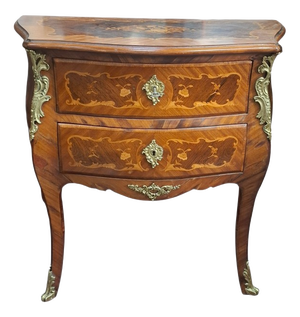 Louis XV Style Marquetry Chest of Drawers, 1950