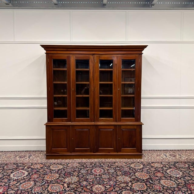 About this Classic English Bookcase with Glass Doors Classic and Elegant | Bookcases and cabinets in all shapes and sizes!...