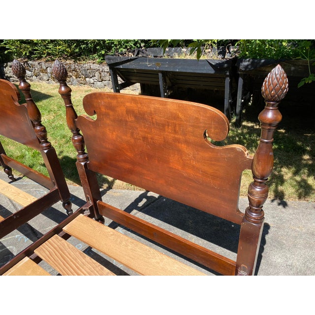 Antique Twin Spindle Beds a Pair Chairish