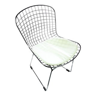 Vintage Mid Century Chrome Mesh Chair For Sale