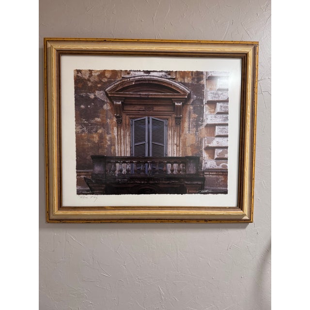 2000 - 2009 Ruth Burke Signed “Brown Window—Rome, Italy” Architectural Photograph, 2005 For Sale - Image 5 of 6