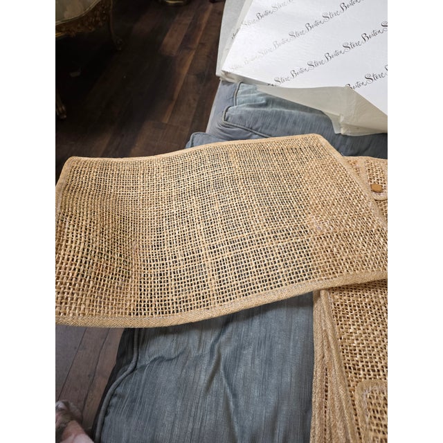 Vintage Rattan Placemats With Napkins For Sale - Image 11 of 12