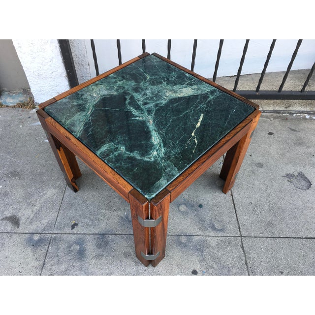 Verde Green Marble Top Side Table Chairish