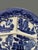Ceramic Vintage Japanese Willow Divided Blue & White Plate For Sale - Image 7 of 10