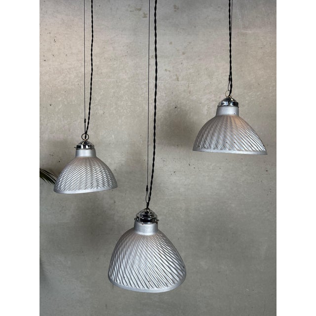 Pendant Lamps from Helioray, 1950s, Set of 3 For Sale - Image 13 of 13