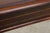 Brown Pair Chippendale Tooled Leather Mahogany Lamp Tables For Sale - Image 8 of 14