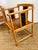 Ornamental & Decorative Materials Vintage Pair of Faux Bamboo Asian / Chinoiserie Chic Pagoda Chairs For Sale - Image 7 of 17
