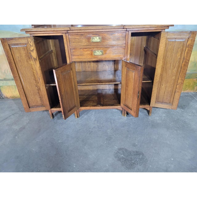 Art Nouveau Two-Part Cupboard, 1920s For Sale - Image 11 of 13