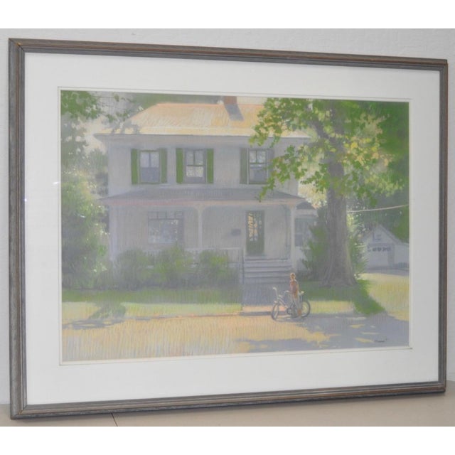 Robert Sweeney Original "Summer Day" Pastel Painting c.1987 Fine pastel painting by noted American artist Robert Sweeney....