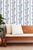 Not Yet Made - Made To Order Chinoiserie Shenanigans Toile Grasscloth Wallpaper by House Party | Azure Blue | 6 Yards For Sale - Image 5 of 9