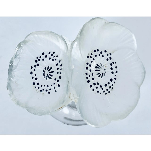 Rare 1929 Lalique ‘Les Anénomes’ Crystal Perfume Bottle Designed for Forvil-Perfume-5, Signed and Numbered For Sale - Image 9 of 12