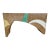 Brown Bamboo and Colorful Glass Console Table For Sale - Image 8 of 9