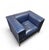 Vintage Sofa in Dark Blue Leather For Sale - Image 11 of 15