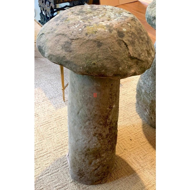 18th Century English Staddle Stone 'Mushroom' Garden Ornament For Sale - Image 9 of 10