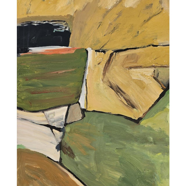 Contemporary "Box Canyon" Contemporary Abstract Landscape by Laurie MacMillan For Sale - Image 3 of 5