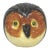 Hand Carved Italian Alabaster Owl Mid Century For Sale