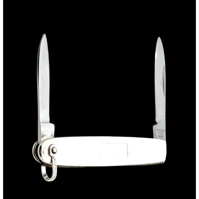 Tiffany & Co Estate Pocket Knife Sterling Silver 15 Grams Estate For Sale - Image 9 of 10
