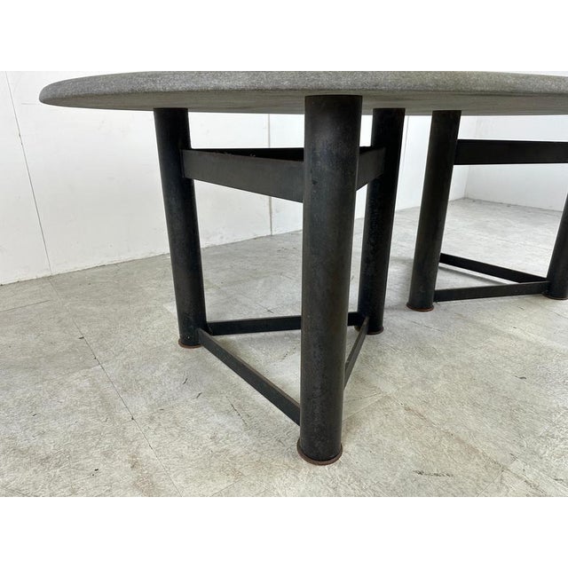 Oval Dining Table by Jan Vlug, 1970s For Sale - Image 9 of 12