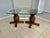 1980s Vintage Palm Tree Pedestal Glass Top Dining Table For Sale - Image 5 of 12