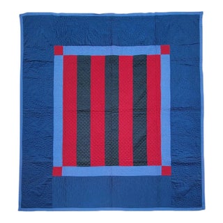 Amish Lancaster Co. , Pa. Bars Quilt For Sale