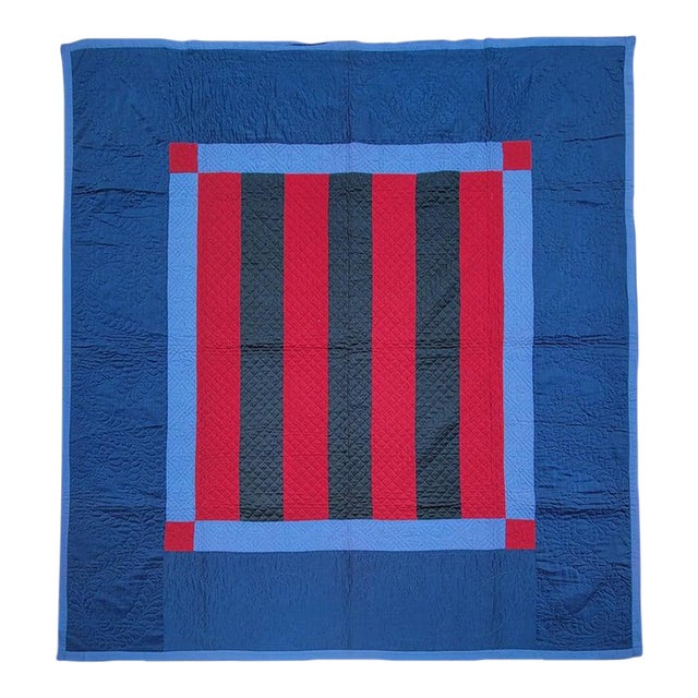 Amish Lancaster Co. , Pa. Bars Quilt For Sale