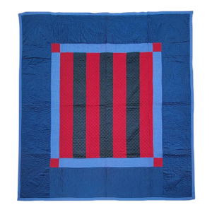 Amish Lancaster Co. , Pa. Bars Quilt
