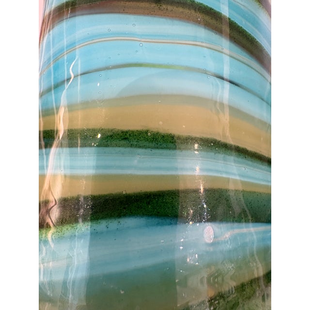 Contemporary Hand Blown Glass Barware Glasses Set of 4 For Sale - Image 3 of 6