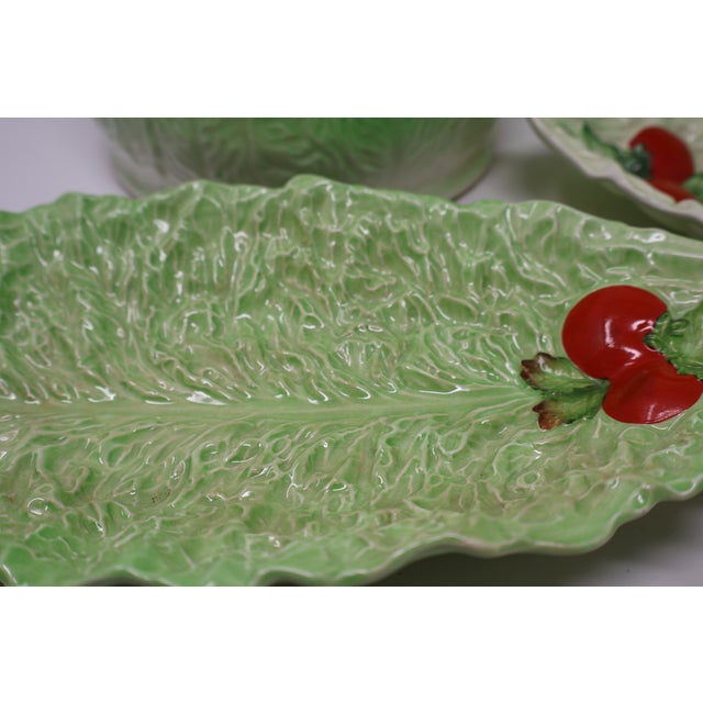Vintage Carlton Ware & Beswick Lettuce-and-Tomato Collection With Japanese Covered Bowl — Set of 5 For Sale - Image 13 of 18