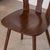Brown 1950s French Wood Brutalist Chair For Sale - Image 8 of 11