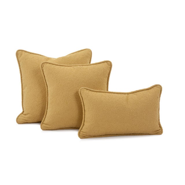 Textile Pillow 14 x 22 Alicante Gold For Sale - Image 7 of 11