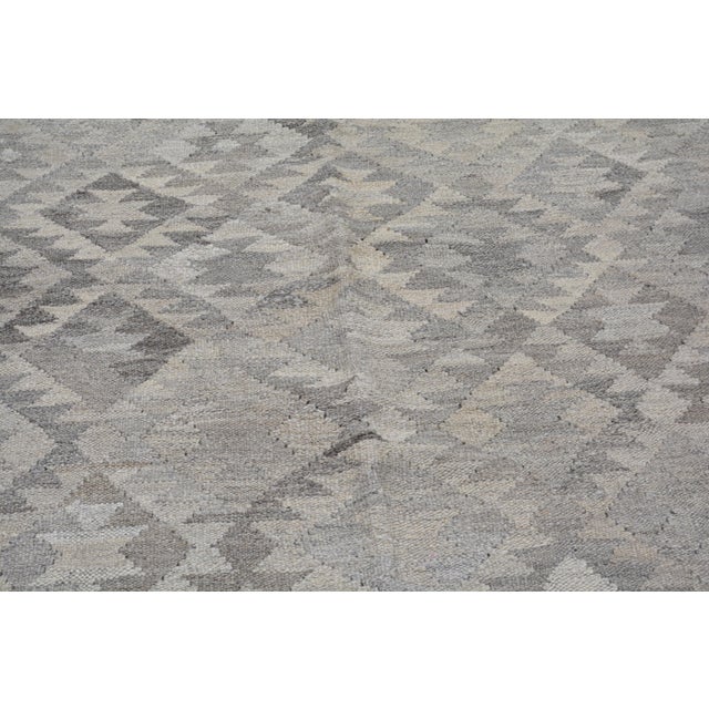 Vintage Turkish Professional Hand Knotted Kilim, 6'8x9'6 For Sale In New York - Image 6 of 6