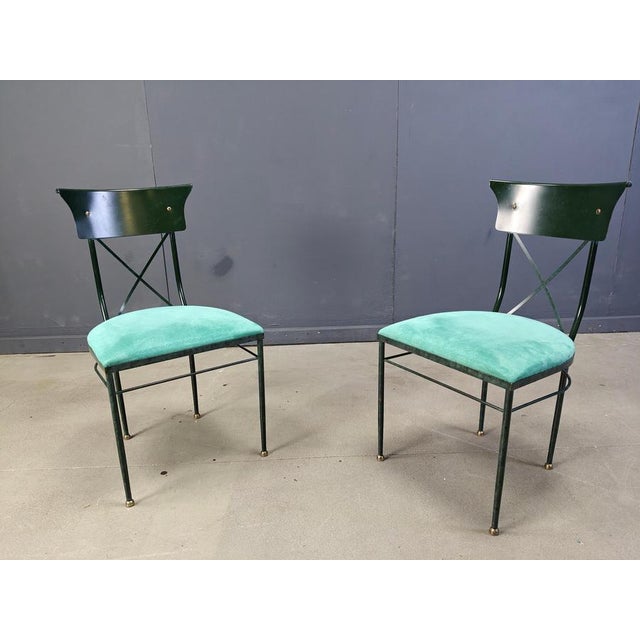 1970s Vintage Dining Chairs from Belgochrom, 1970s, Set of 6 For Sale - Image 5 of 12