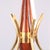 5-Arm Chandelier in Brass and Teak with Opal Glass by Bent Karlby for Lyfa 1960s For Sale - Image 11 of 13
