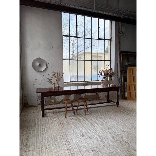 Dark Walnut Table, 1890s For Sale - Image 5 of 18