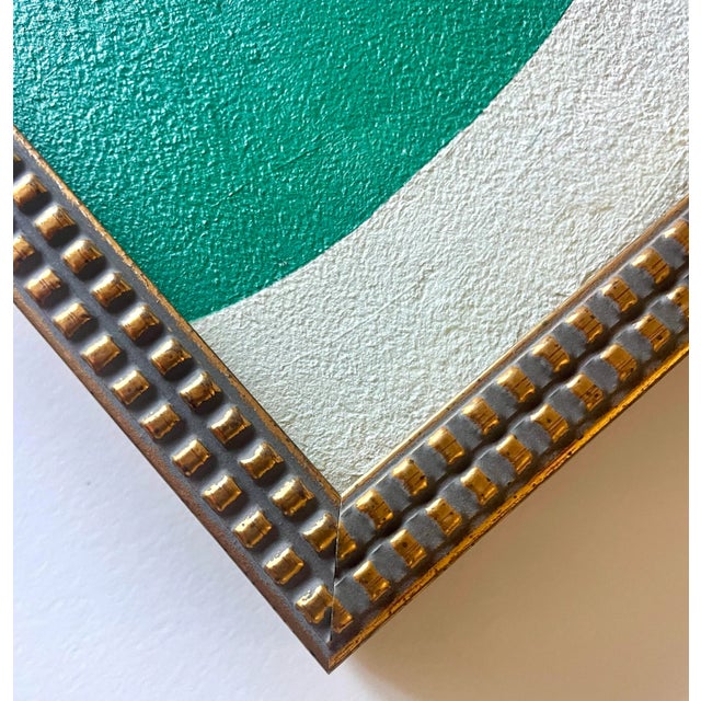 2025 Contemporary Summer Green Gallery Wall Collection of Paintings on Canvas by r.k. Red - Set of 3 For Sale - Image 11 of 12