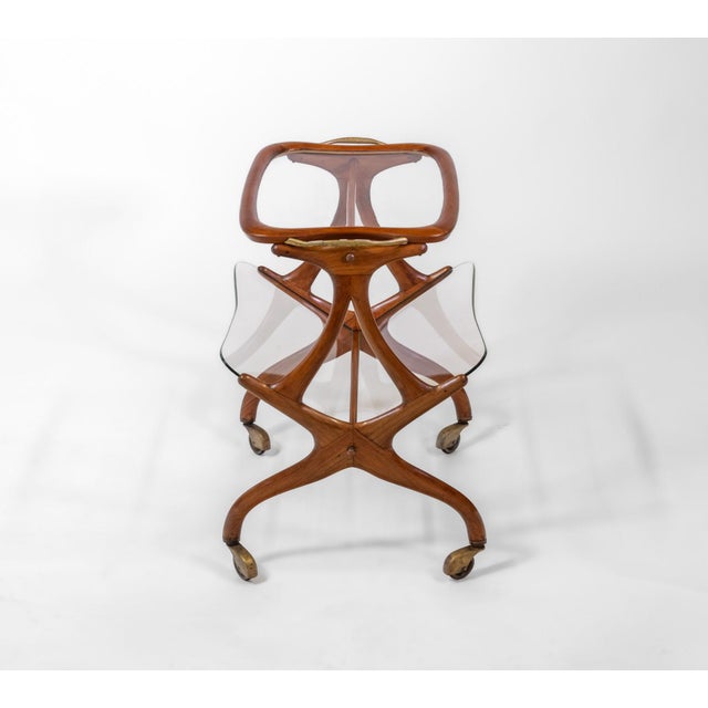 Cesare Lacca Mid-Century Modern Italian Magazine Rack by Cesare Lacca, 1950s For Sale - Image 4 of 18