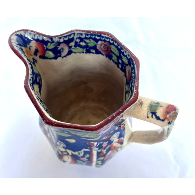 Antique 1820s Staffordshire Pearlware "The Duenna" Mask Jug Pitcher For Sale - Image 9 of 18