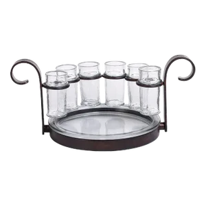 Six Shot Fiesta Tequila Serving Set