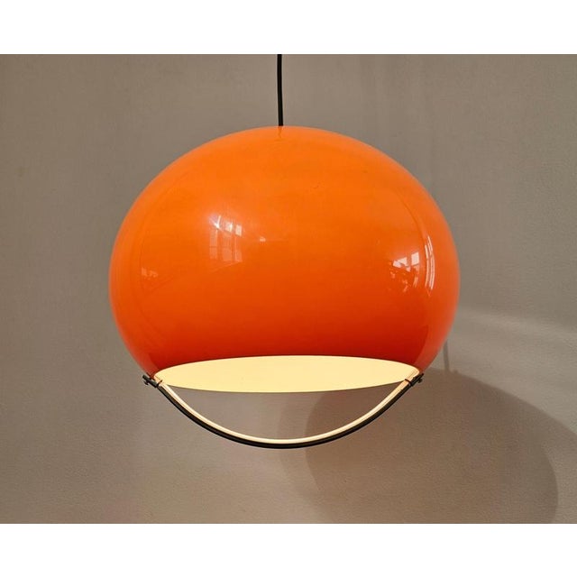 Mid-Century Space Age Pendant from Meblo / Guzzini, Italy, 1970s For Sale - Image 11 of 18