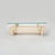 Berlin Travertine and Glass Coffee Table by Kiwano Concept For Sale - Image 6 of 6