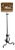Vintage Wrought Iron Floor Lamp in the style of Armand-Albert Rateau, 1940s For Sale