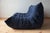 Set of Blue Microfiber Togo 2- and 3-Seat Sofa by Michel Ducaroy for Ligne Roset For Sale - Image 6 of 8
